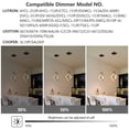thumbnail image 3 of Deyidn Kitchen Island Mini Light Fixture Modern Led Crystal Pendant Light Black Square Chandelier for Dining Room Living Room Kitchen Bedroom Bar, 3 of 9