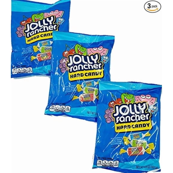 Jolly Rancher Hard Candy in Original Flavors (3.8-Ounce package) (3 Pack)