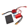thumbnail image 3 of Juego de motor sin escobillas de 4400 KV, aleación de aluminio y plástico, controlador electrónico de velocidad de 35 A, tarjeta de programación para coche RC Traxxas 1/12, 3 of 14
