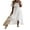 White, variant on Gupgi Women White Lace Dress Off Shoulder Irregular Dresses Bohemia Beach Dress