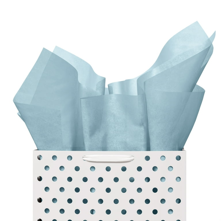 Crown Display Tissue Paper, 120 Sheets, 15" x 20", Light Blue photo 5