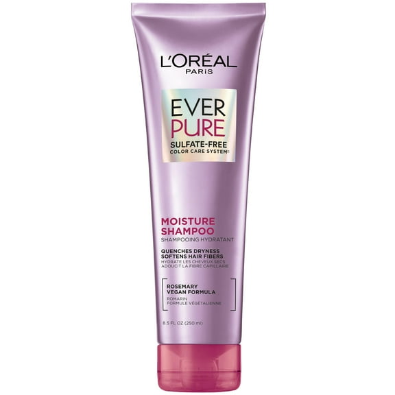 L'Oreal Paris EverPure Moisture Sulfate Free Shampoo for Dry Hair, 8.5 fl oz