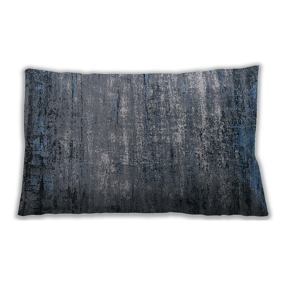 Ahgly Company Indoor Rectangular Mid-Century Modern Lumbar Throw Pillow, 13 inch by 19 inch