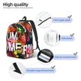 thumbnail image 5 of Daiia Summer Birds and Flowers Vintage Canvas Backpack for Men and Women ,Hiking Backpack,Travel Laptop Bag for School,Large Capacity Backpack, 5 of 8