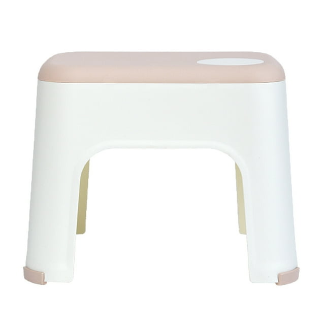 GUOOL Small Bench Household Plastic Stool Bathroom Stool Children Stool L Pink L
