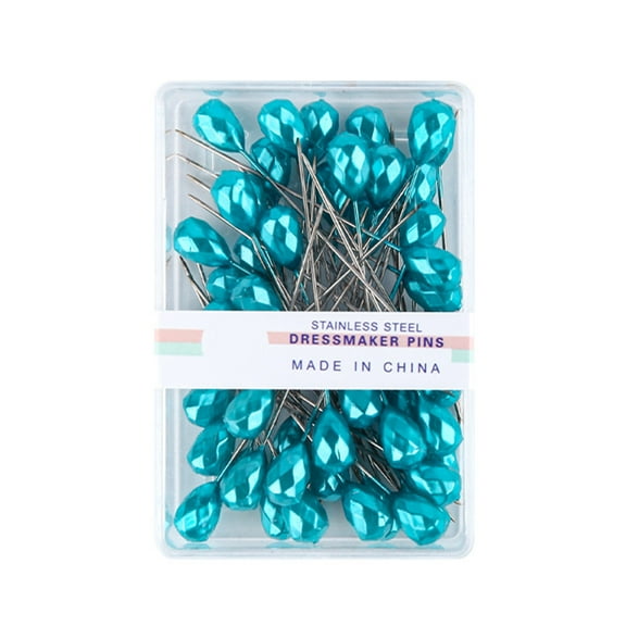 50Pcs 2'' Sewing Pins Colored -Head Long Straight Pins for Sewing Project