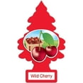 thumbnail image 4 of Little Trees Car Air Freshener | Hanging Paper Tree For Home Or Car | Wild Cherry | Single Tree Per Package, 4 of 4