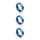 thumbnail image 4 of Qarigey Anillo de banda unisex para esposa, marido, joyería de mano, regalos personalizados, azul, tamaño 9 Type1 NO1, 4 of 6