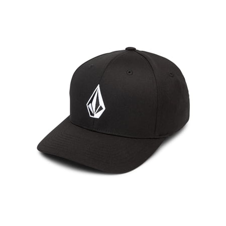 Volcom Flexfit Curved Peak 6 Panel Cap ~ Full Stone black
