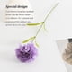 thumbnail image 3 of Kearding 10 Uds. De flores artificiales de clavel, flor falsa de una sola cabeza, regalo para el día de la madre, boda, accesorios para fotos, Decoración Púrpura, 3 of 6