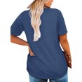 thumbnail image 4 of XCHQRTI Christian Shirts for Women Plus Graphic Blessed Girl Tees Jesus Religous Tops, 4 of 8