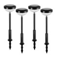 thumbnail image 1 of 4 Pcs Solar Street Lights Outdoor For Walkway Yard Backyard Lawn, 1 of 5