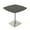 Asian Night w/Silver Base, variant on 60" Small Arc Boat Bistro Height Table Double Metal Base Bar Table