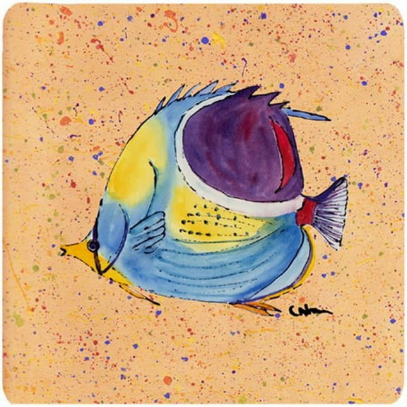 Tropical Fish Foam Coasters - Set Of 4