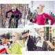 thumbnail image 3 of Women Winter Warm Knitted Cap Hat Neck Warmer Sets, Double Layer Fleece Lined Beanie Hat, Pink, 3 of 4