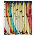 thumbnail image 1 of Cortina de Ducha ABPHQTO con Tabla de Surf Colorida 152x180 cm, 1 of 1