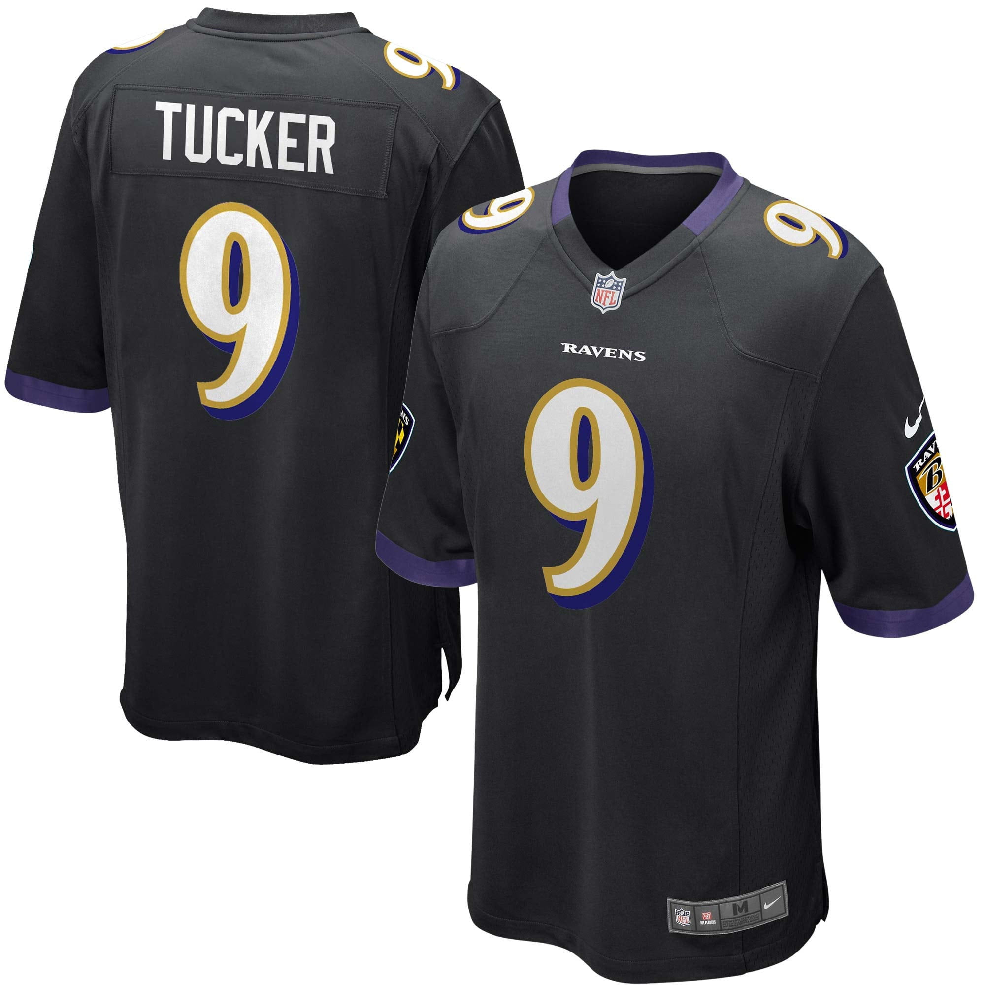 Justin Tucker Baltimore Ravens Nike Youth Alternate Game Jersey - Black - Walmart.com