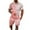 Pink, variant on VBTAPA 2 Piece Summer Outfits for Men Dressy Casual Short Sleeve Polos Shirts and Shorts Set Trendy Print Vacation Beach Suit Blue XL