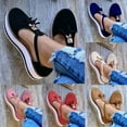 thumbnail image 5 of Sandals for Women Platform Close Toe Shoes Dressy Summer Sandals Casual Breathable Sandal for Beach Travel, 5 of 5