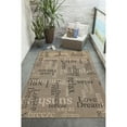 thumbnail image 4 of Trans-Ocean Imports RVI45765311 39 x 59 in. Liora Manne Riviera Happy Words Indoor & Outdoor Rug - Taupe, 4 of 8