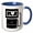 Blue/White, variant on 3drose, Text of I Love My Bestfriend, 11oz Mug