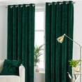 thumbnail image 2 of Paoletti Verona Crushed Velvet Eyelet Curtains, 2 of 4