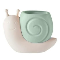 LYINGF Snail Shape Pen Holder Desk Decoration, Multi-functional Container for Pens, Makeup & Supplies | Cute Accessory for Organization, Home Art Storage