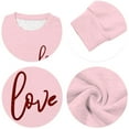 thumbnail image 7 of Bjutir Valentines Day Women Tops Sweatshirt Printed Round Neck Long Sleeve Casual Pullover Hoodie, 7 of 7