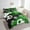 Green Black White, variant on Eosebridal Soccer Comforter Set Twin Size 7 Pieces Football Games Blue Black Bedding Set Sports Theme Bed in a Bag with Comforter,Sheets
