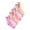 Pink/Tie Dye Crew Bundle, variant on Justice Girls Crew Socks, 8-Pack, Sizes M-L