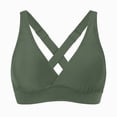 thumbnail image 2 of UAYOTSE Summer Large Bust Bikini Top Only, Twist Front Design with Wide Straps, Comfy Padded Bathing Suit for Daily Summer Swimming Wear,Sizes XXL, 2 of 7