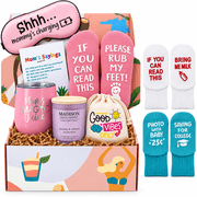 Silly Obsessions Gift Box for New Mom, Pregnant Mom, Gift for Baby Shower, Pregnant Women, Daughter, Wife, Colleague (New MOM)