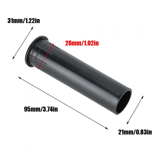 Tubos de puerto de altavoz para potenciador de graves reemplazo de puertos de aire de subwoofer y piezas de bricolaje Tubo de puerto de gabinete de altavoz de 26 mm x 95 mm