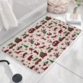 thumbnail image 3 of Multicolor Christmas Camping Flannel Non Slip Door Rugs,Washable Door Mats Indoor,Decorative Door Mats,Dirt-Resistant and Absorbent Doormat for Entrance,Bedroom,Kitchen,Bathroom,31.5"x17", 3 of 4