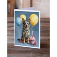 thumbnail image 2 of Carolines Treasures DAC7995GCA7P 5 x 7 in. Australian Cattle Dog Happy Birthday Greeting Cards - Pack of 8, 2 of 3