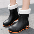 thumbnail image 5 of Mfakffe Mid Calf Rain Boots for Women Waterproof Garden Shoes Non-Slip Rainboots,Outdoor Work Rain Shoes, 5 of 5