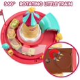 thumbnail image 1 of Juguete de tren de spinning musical, juguete de aprendizaje educativo para niña de 1 año Afortunado Sencillez, 1 of 2