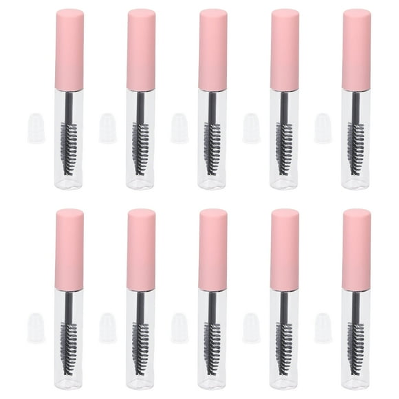 Tubo de rímel transparente recargable - 10 piezas 5 ml - Botella cosmética de aceite de crecimiento de pestañas portátil