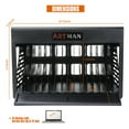 thumbnail image 2 of 16 Bay Charging Cabinet for Laptop,Chromebook, Locking Charging Station-BLACK, 2 of 18