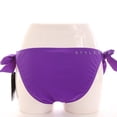 thumbnail image 2 of a.b.s. $44 new womens 3775 solid side tie separate swim bottom 10, 2 of 2