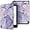 Lilac Marble, variant on Fintie Case for 7" Kindle Paperwhite (12th Generation, 2024) and Kindle Colorsoft Signature Edition - Slim Lightweight PU Leather Protective Cover with Auto Sleep/Wake, Black
