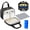 Black, variant on Breastmilk Cooler Travel Bag with Ice Pack, Compatible with Wearable Breast Pumps & Accessories - Portable Hands Free Breast Pump Carrying Case for Nursing & Working Moms, Cream