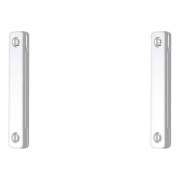 Wosthever Puerta de pantalla magnética ABS fácil de instalar, sin instalación de perforación, apta para ventanas y puertas, amplia Blanco 2piezas