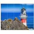 thumbnail image 1 of Lighthouse Ceramic Tile Mural Kitchen Backsplash Bathroom Shower, 400842-XL54, 1 of 9