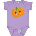 thumbnail image 3 of Inktastic Halloween Pumpkin, Trick or Treat, Smiling Pumpkin Boys or Girls Baby Bodysuit, 3 of 5