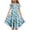 #23, variant on Bxsruta Girls Summer Dress Floral Print Short Sleeve Ruffle Tiered Casual Swing Dress with Pockets