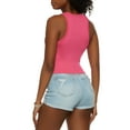 thumbnail image 2 of Womens Seamless Ribbed Racerback Tank Top, 2 of 2