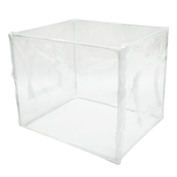 Detachable Mini Greenhouse Indoor/Outdoor, Durable PVC Pipe Frame and PE Film Cover, 20x16x16 Inch Small Greenhouse for Plants, Portable Plant Protector