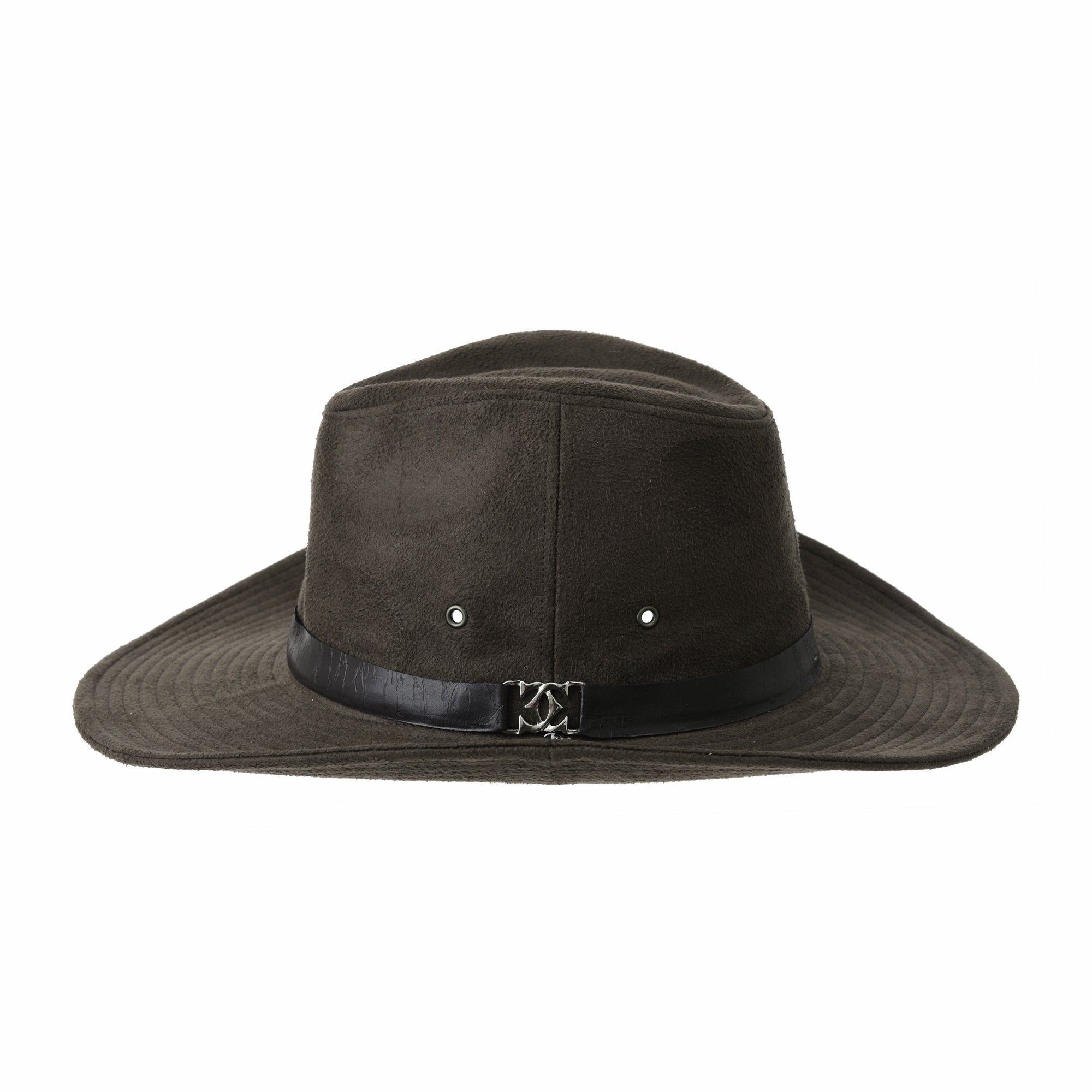 WITHMOONS Suede Indiana Jones Hat Outback Hat Fedora With Cord CD8858 (Brown) - image 2 of 5