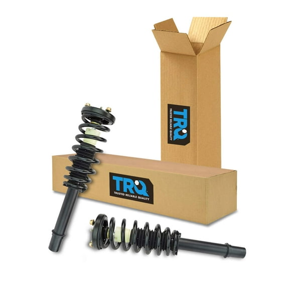 TRQ Front Strut & Coil Spring Assembly Set Driver & Passenger Sides Fits Select 03-07 Honda Accord